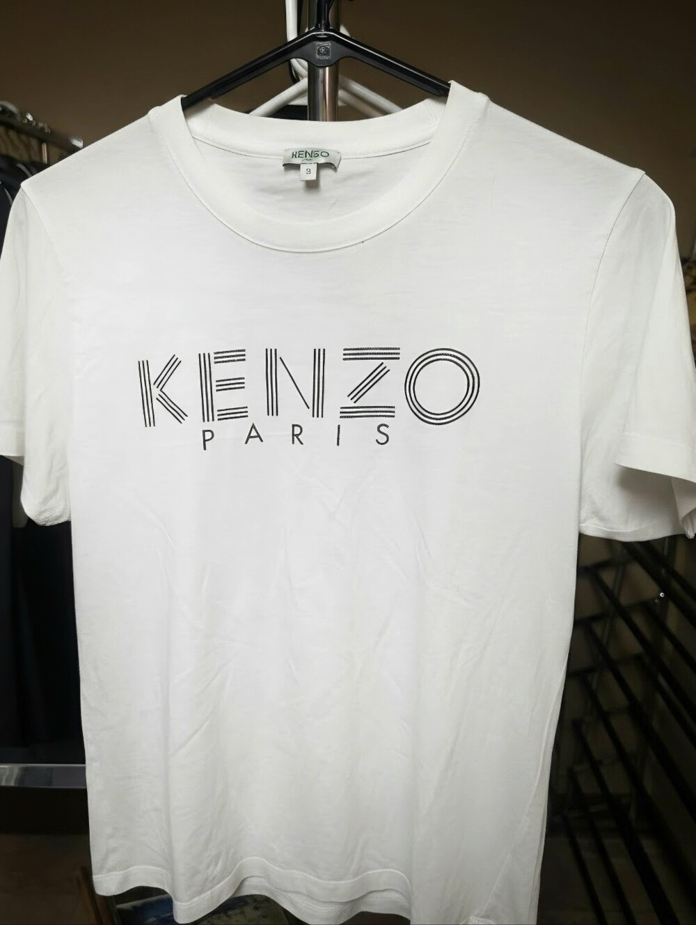 Kenzo White Short-Sleeve Logo T-Shirt